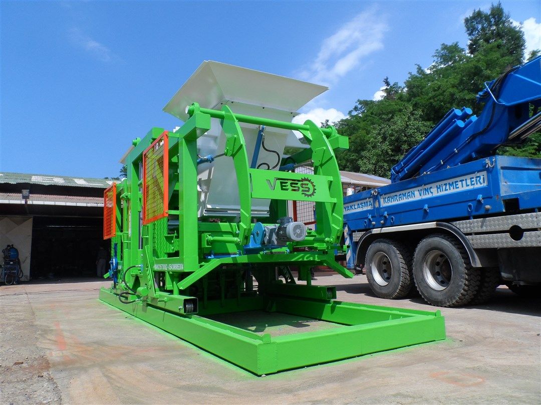 Automatic Hollow Block Machine in Sudan