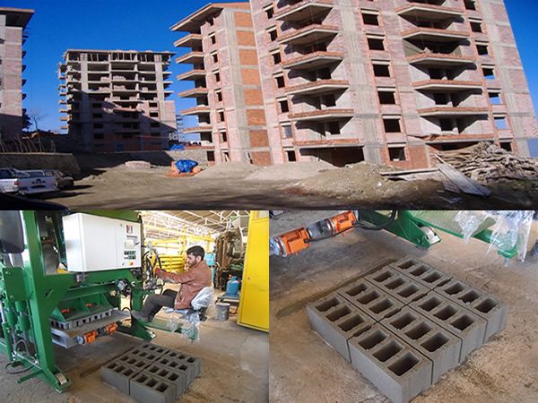 Malawi hollow block machine