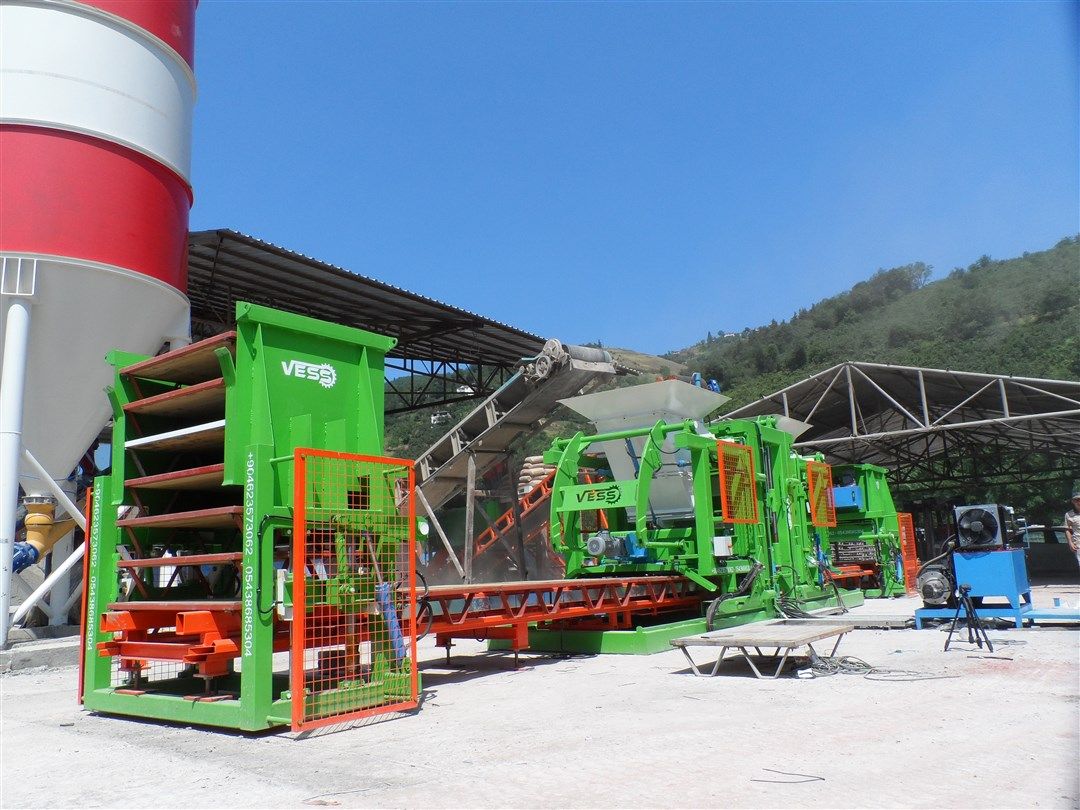 Vess Automatic Hollow Block Machine in Sudan