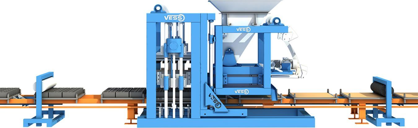 Automatic Single Hopper Block Making Machine Blue color
